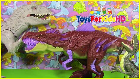 Videos de dinosaurios para niños juguetes de MaxSteel TRexTroyer ...