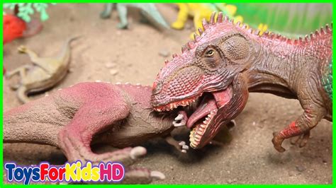 Videos de Dinosaurios para niños  Las Mejores Luchas de ...
