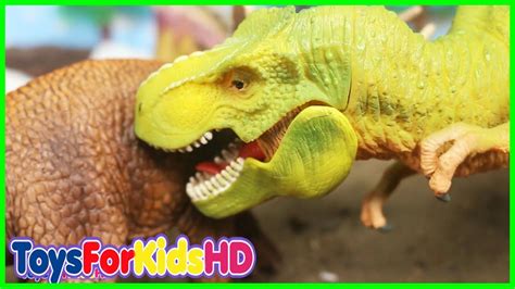 Videos de Dinosaurios para niños Tyrannosaurus RexJuguetes de ...