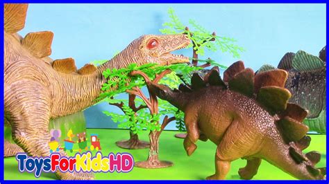 Videos de Dinosaurios Stegosaurus   Juguetes de ...