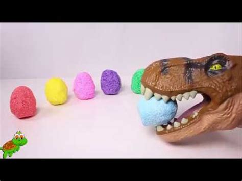 Videos Para Niños   Dino Dinosaurio   Huevos Sorpresas Con Playfoam ...