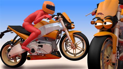 VIDS for KIDS in 3d  HD    Jimmy the Motorcycle for ...