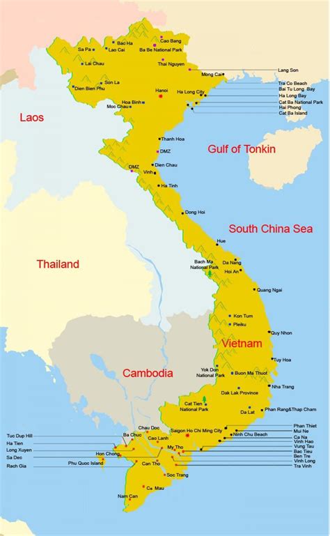 Vietnã mapa   vietnam  mapa de Sul Leste Ásia Ásia