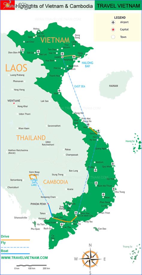 Vietnam Cambodia Map   Vietnam And Cambodia Map ...