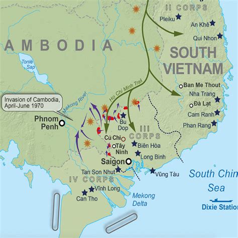 Vietnam War Battle Map for Publishers   Maps Created for Books