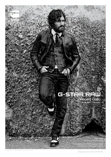 Vincent Gallo for G Star Raw Fall 2011   Denimology