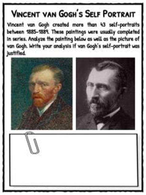 Vincent van Gogh Facts, Information & Worksheets For Kids