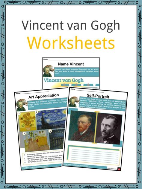 Vincent van Gogh Facts, Worksheets, Life & Art Information ...