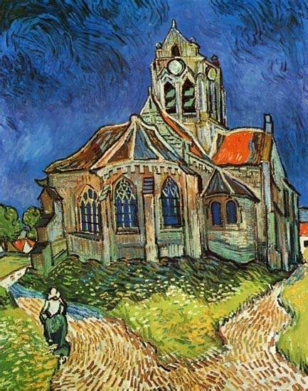 Vincent Van Gogh   La iglesia de Auvers sur Oise | PINTORS ...