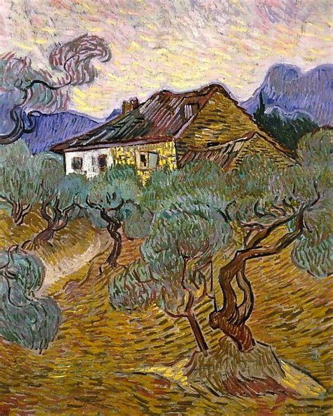 Vincent van Gogh  White Cottage among the Olive Trees ...