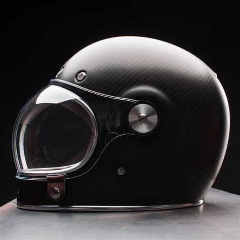 Vintage Bell Carbon Fiber Motorcycle Helmet