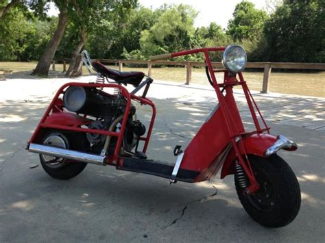Vintage Cushman Scooter.Rare collectible motorcycle.1950 s ...