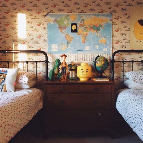 Vintage inspired boys room | Kids bedroom decor, Teenager bedroom ...