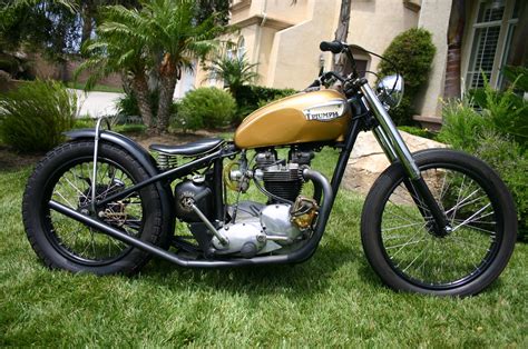 Vintage Triumph Motorcycle