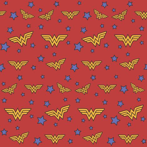 Vintage Wonder Woman   creativefiasco   Spoonflower | Wonder woman logo ...
