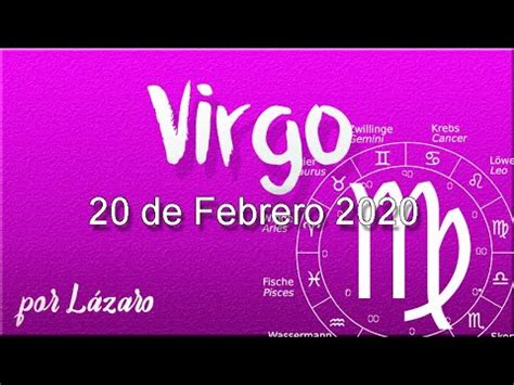 VIRGO Horóscopo de hoy 20 de Febrero 2020 | Esta conexión ...