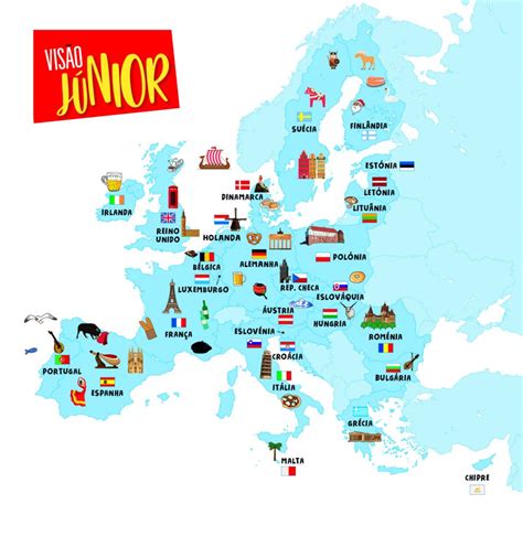 Visão | Mapa da União Europeia