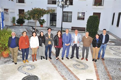 Visita del presidente de la Diputación de Málaga ...