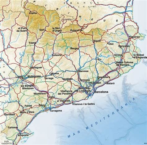 Visor cartográfico de Cataluña | GeaMap.com: Visualiza ...