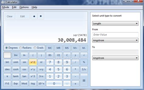 Vista s Windows 7 Calculator   Softpedia