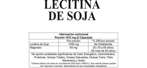 VitaTech Lecitina de Soja   Colesterol   Suplementos.com