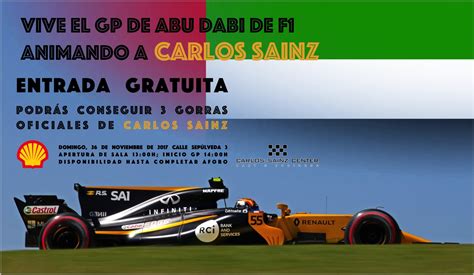 Vive el Gran Premio de Abu Dabi 2017 en Carlos Sainz Center