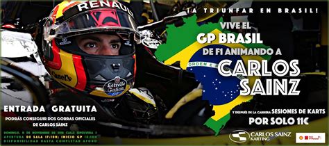 Vive el Gran Premio de Brasil 2018 en Carlos Sainz Karting