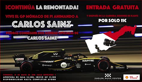 Vive el Gran Premio de Mónaco 2018 en Carlos Sainz Karting