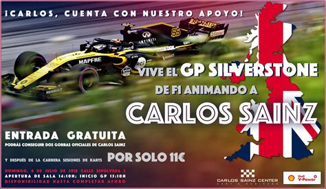 Vive el Gran Premio de Silverstone 2018 en Carlos Sainz ...