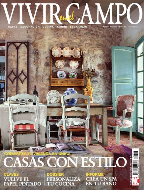 Vivir en el Campo | Revistas de decoración, Decoracion casas de campo ...