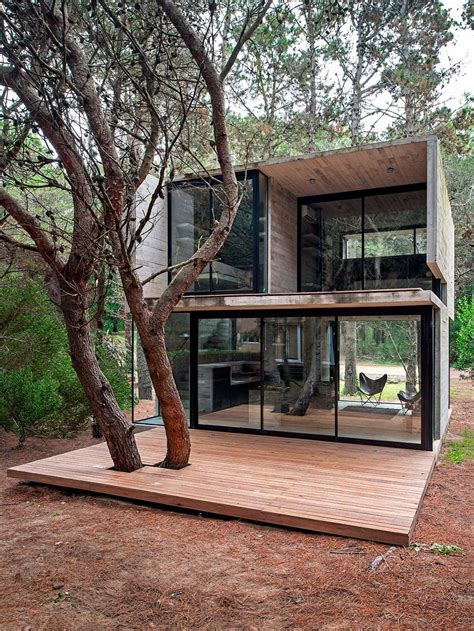 ¿Vivirías en una casa prefabricada? | Forest house, Architecture, House ...