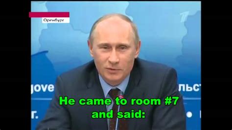 Vladimir Putin tells Russian American spy kgb anecdote ...