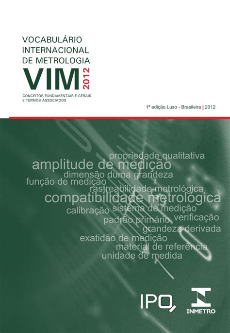 Vocabulário Internacional de Metrologia   VIM 2012
