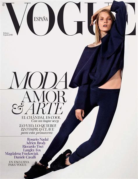 Vogue Espana February 2016 Cover  Vogue España
