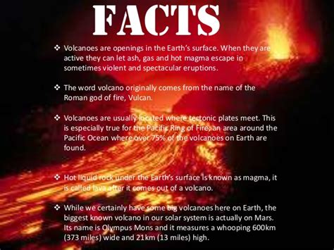 volcano facts