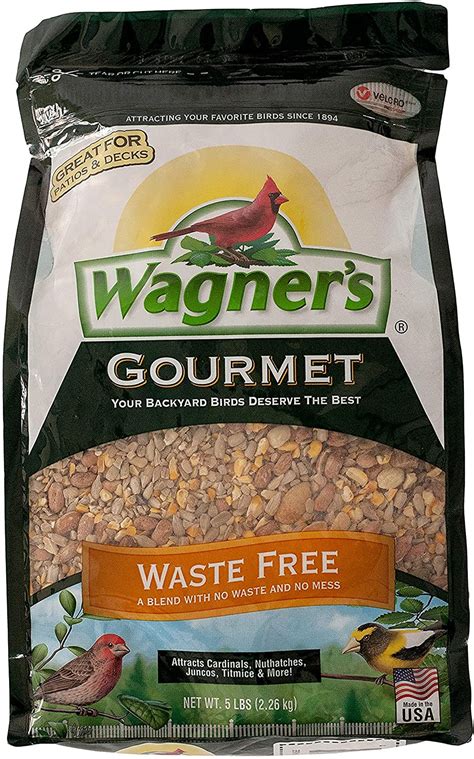 Wagner s 82056 Comida para aves silvestres gourmet sin residuos, bolsa ...