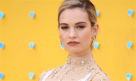 Wait until you see Lily James s unusual heels she wore for ...