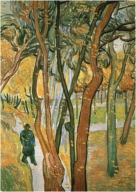 Walk: Falling Leaves, The by Vincent Van Gogh   721   Painting