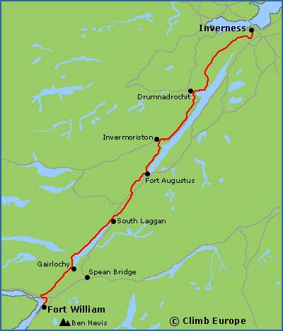 Walking and hiking the Great Glen Way long distance path