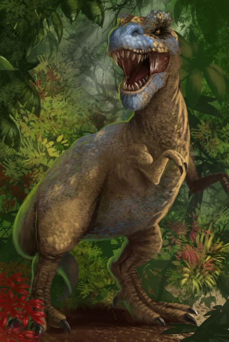 Wallpaper Tyrannosaurus rex Dinosaurs Roar Animals Ancient ...