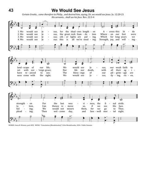 We would see Jesus; for the shadows lengthen | Hymnary.org