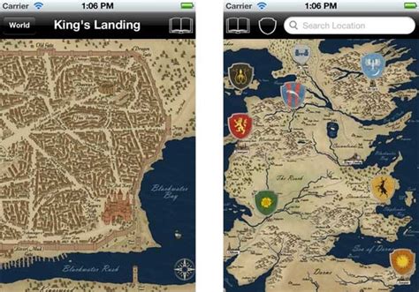 Westeros Map, el mapa de Juego de Tronos en tu móvil   tuexpertoapps.com