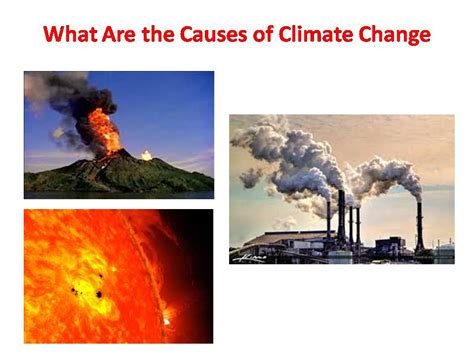 What are the Causes of Climate Change : List of Natural ...
