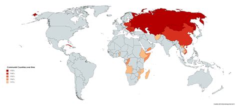 What Decade countries became Communist : r/MapPorn