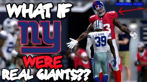 What if the NEW YORK GIANTS WERE ALL GIANTS IN REAL LIFE ...