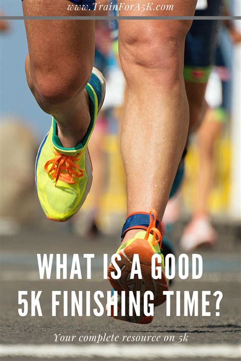 What is a Good 5K Time?  Researched | 5k training plan ...
