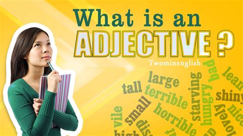 What is an adjective   English grammar lesson. Adjectives ...