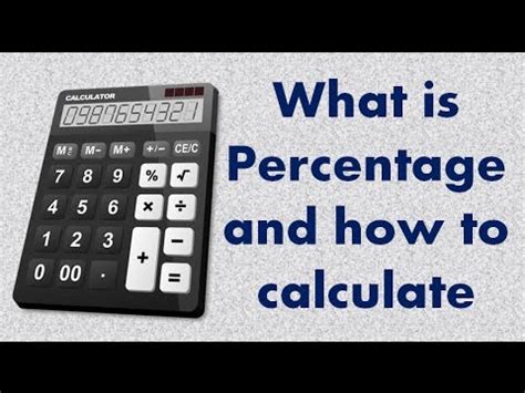 What is Percentage and how to calculate it ?   YouTube