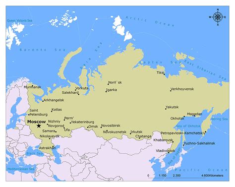 What is the Capital of Russia?   MapUniversal