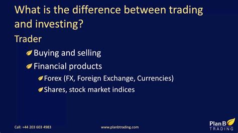 What is the difference between trading and investing ...
